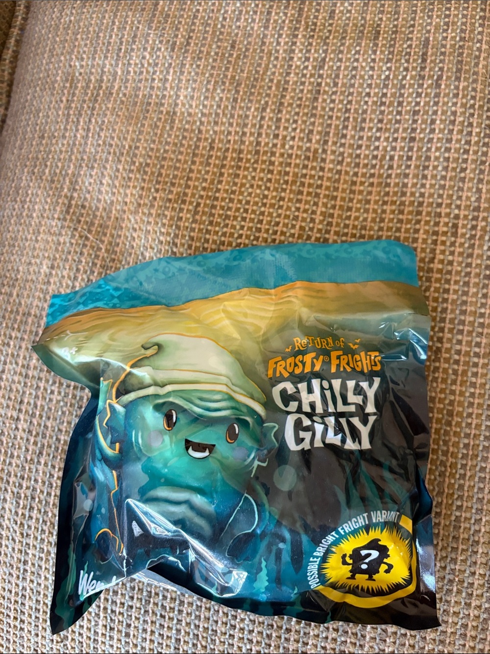 Fright-Style Chilly Gilly Collectible Plush - Teal & Aqua